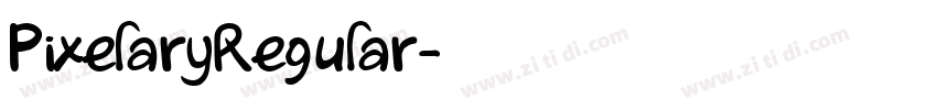 PixelaryRegular字体转换 PixelaryRegular字体转换