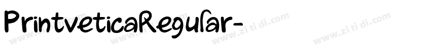 PrintveticaRegular字体转换