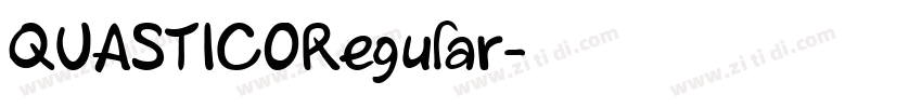 QUASTICORegular字体转换 QUASTICORegular字体转换
