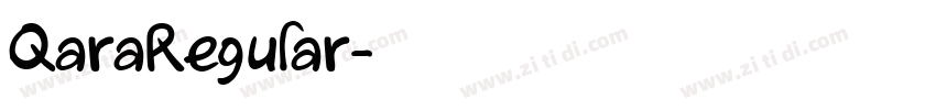 QaraRegular字体转换