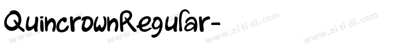 QuincrownRegular字体转换 QuincrownRegular字体转换