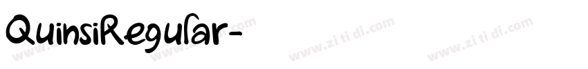 QuinsiRegular字体转换
