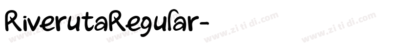 RiverutaRegular字体转换