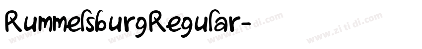 RummelsburgRegular字体转换