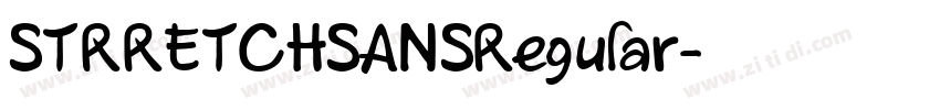 STRRETCHSANSRegular字体转换 STRRETCHSANSRegular字体转换