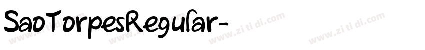 SaoTorpesRegular字体转换