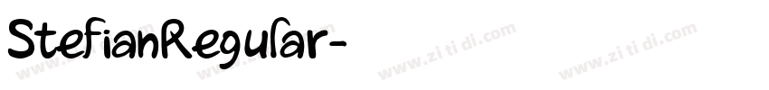 StefianRegular字体转换 StefianRegular字体转换