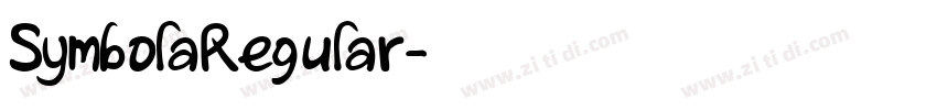SymbolaRegular字体转换
