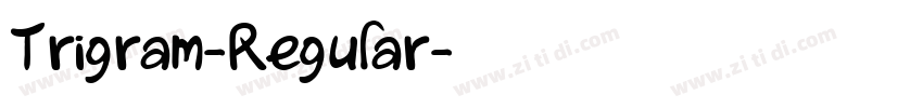 Trigram-Regular字体转换