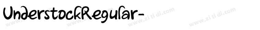 UnderstockRegular字体转换