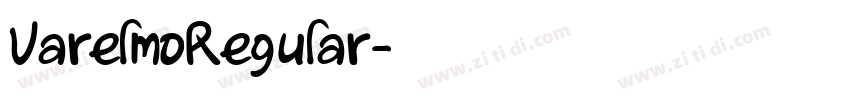VarelmoRegular字体转换 VarelmoRegular字体转换
