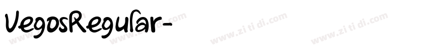 VegosRegular字体转换 VegosRegular字体转换