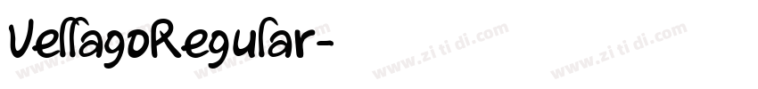 VellagoRegular字体转换 VellagoRegular字体转换