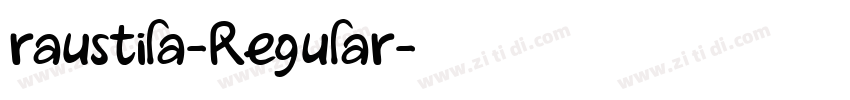 raustila-Regular字体转换