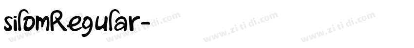 silomRegular字体转换