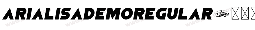 ArialisaDemoRegular字体转换