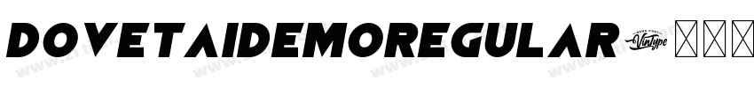 DovetaiDemoRegular字体转换