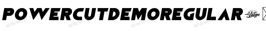 PowercutDemoRegular字体转换