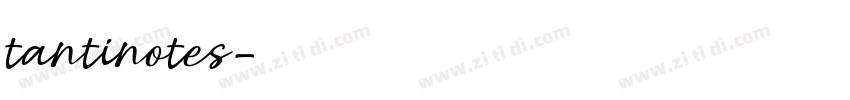 tantinotes字体转换