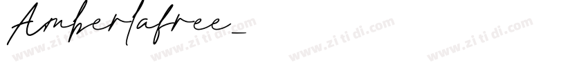 Amberlafree字体转换