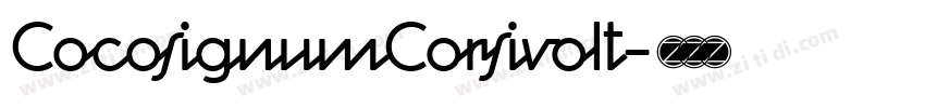 CocosignumCorsivoIt字体转换