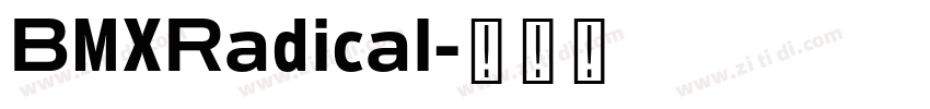 BMXRadical字体转换