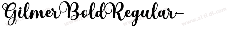 GilmerBoldRegular字体转换 GilmerBoldRegular字体转换