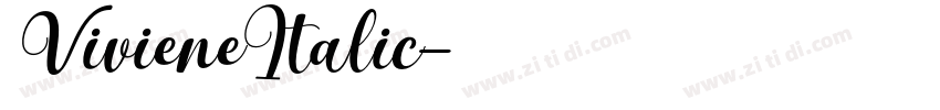 VivieneItalic字体转换 VivieneItalic字体转换
