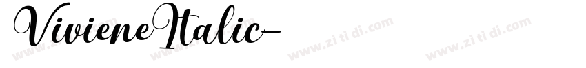 VivieneItalic字体转换 VivieneItalic字体转换