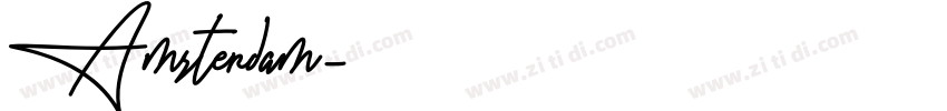 Amsterdam字体转换