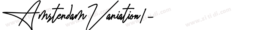 AmsterdamVariation1字体转换