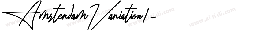 AmsterdamVariation1字体转换