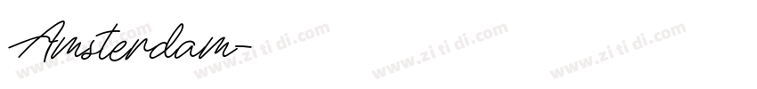 Amsterdam字体转换