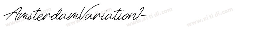 AmsterdamVariation1字体转换