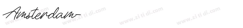 Amsterdam字体转换