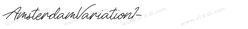 AmsterdamVariation1字体转换