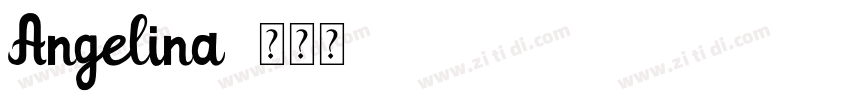 Angelina字体转换