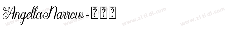 AngellaNarrow字体转换