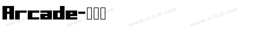 Arcade字体转换