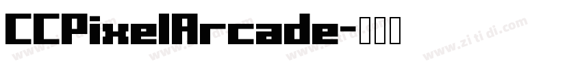CCPixelArcade字体转换