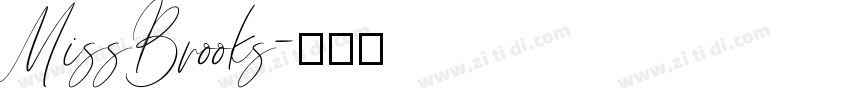 MissBrooks字体转换