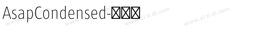 AsapCondensed字体转换 AsapCondensed字体转换