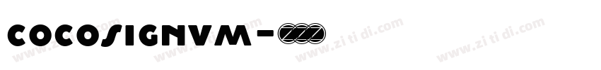cocosignum字体转换