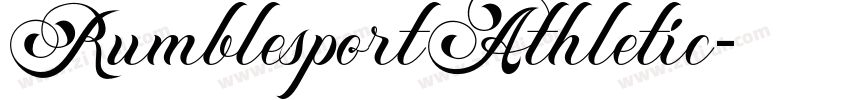 RumblesportAthletic字体转换