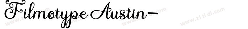 FilmotypeAustin字体转换