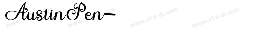 AustinPen字体转换