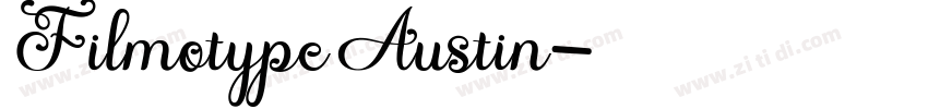 FilmotypeAustin字体转换