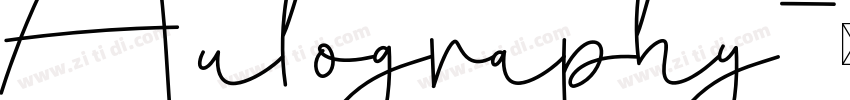 Autography字体转换 Autography字体转换
