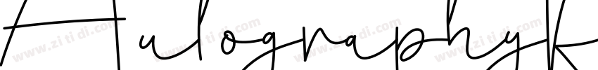 AutographyRegular字体转换