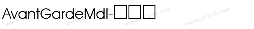 AvantGardeMdI字体转换